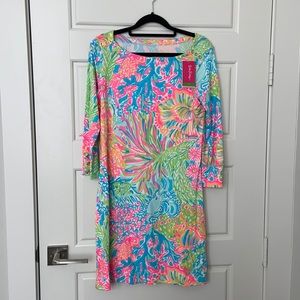 Lilly pulitzer pool house dress lovers coral
